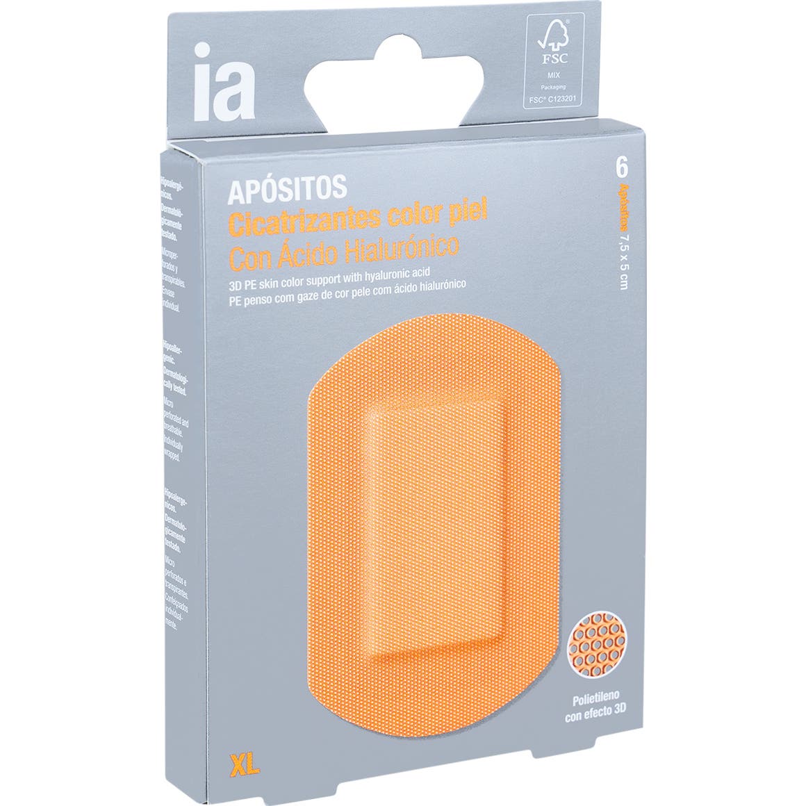 Interapothek Pansements cicatrisants 7,5 x 5 cm 6 unités