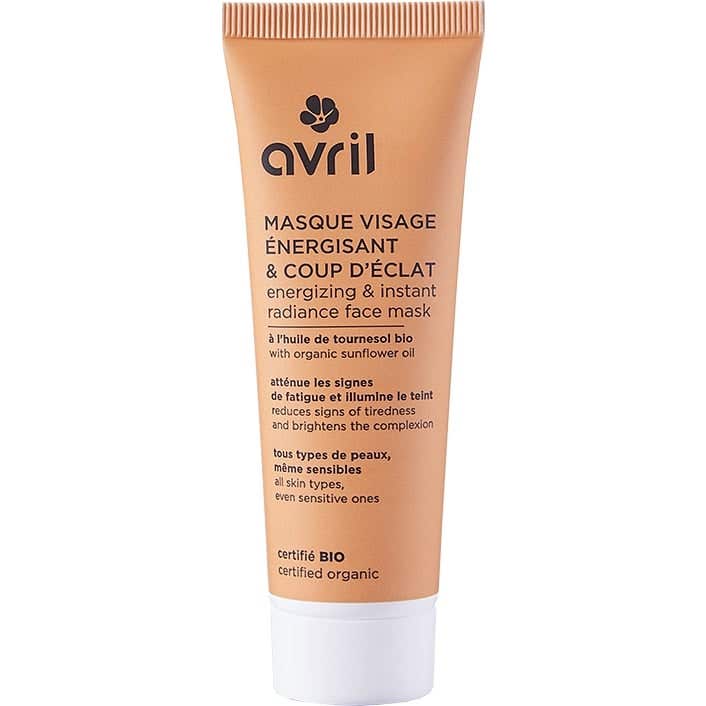 Avril Masque Visage Énergisant & Coup d'Éclat Bio 50 ml - Image 2