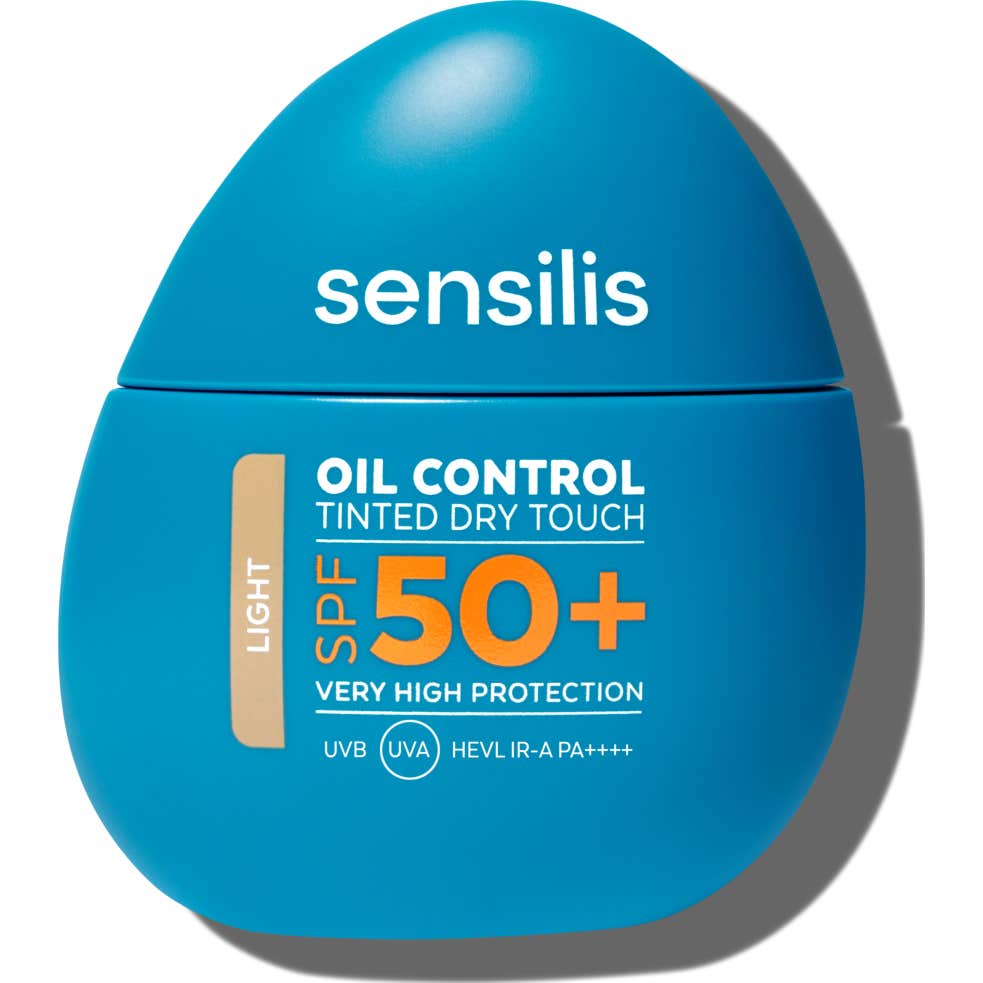 Sensilis Oil Control Toucher Sec SPF 50+ Teinte Light 40 ml