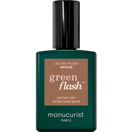 Marron Manucurist Green Flash Led Nail Polish Bronzé 15Ml