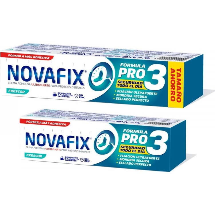 Novafix Pro3 Frescor Crema Adhesiva 70g + 50g