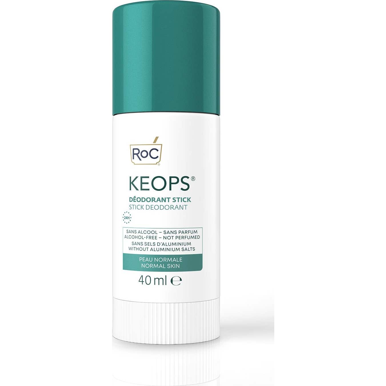 Roc Keops Déodorant Stick Sans Alcool 40g