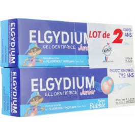 Elgydium Junior Gel Dentífrico Bubble 2x50ml
