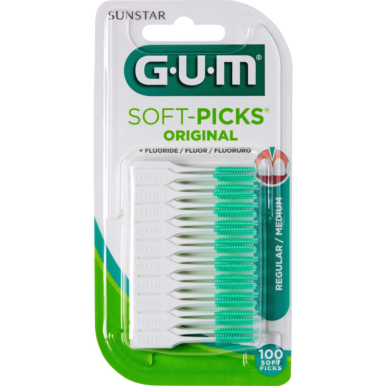 GUM Soft-Picks Original Regular 100 Unités