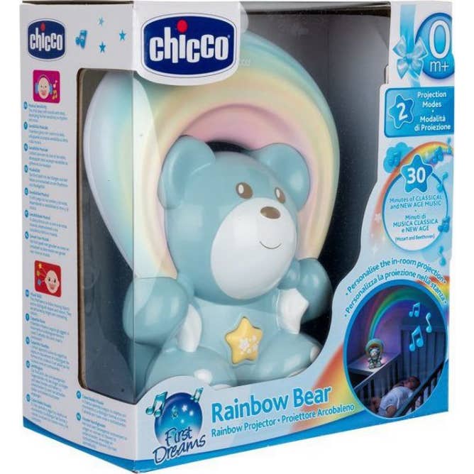 Chicco Ourson Arc en ciel projecteur Bleu