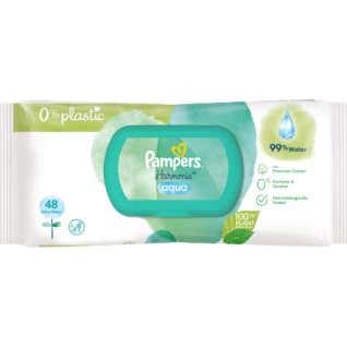 Pampers Pampers Lingettes Bébé 0% Plastique 48uts