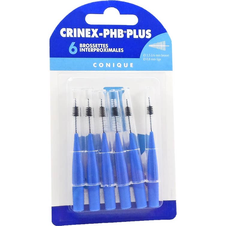 Crinex PHB Brossettes Coniques Blister de 6