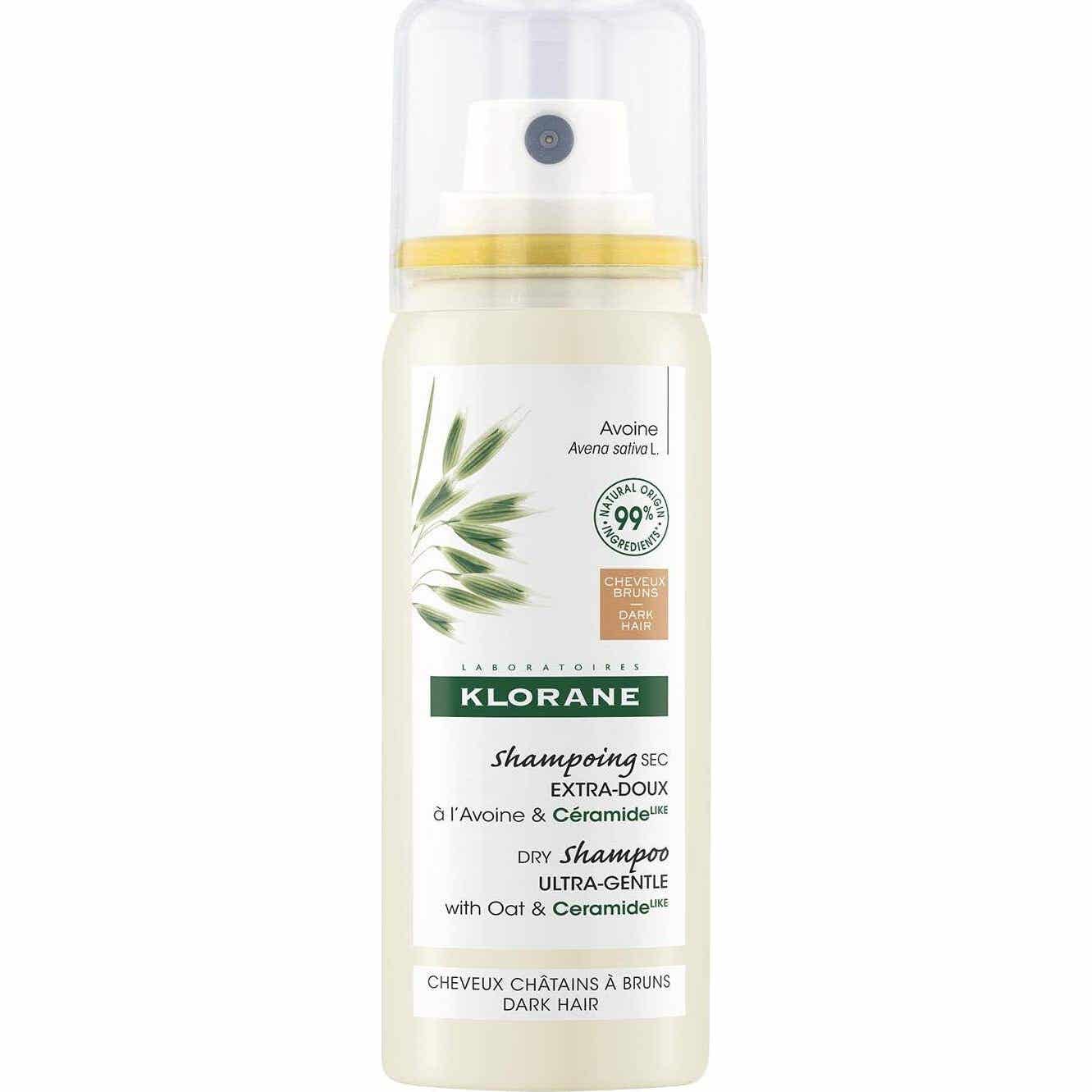 Klorane Shampoing sec au lait d'avoine teinté 50 mL