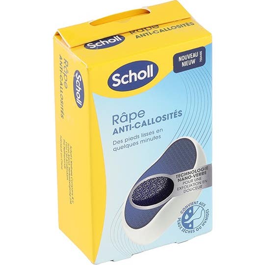 Scholl Râpe Manuelle Anti-Callosités Nano Verre