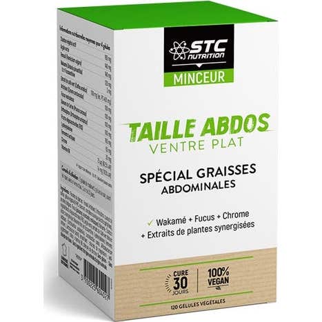 STC Nutrition Taille Abdos Ventre Plat 120 gélules