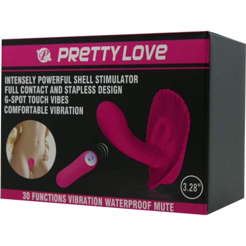 Joli stimulateur d'amour en coquillage télécommandé 1pc