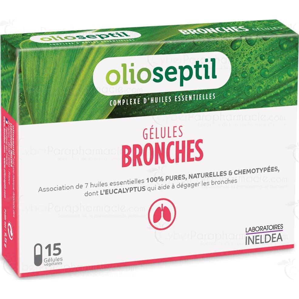 Ineldéa Olioseptil Bronches 15 gélules