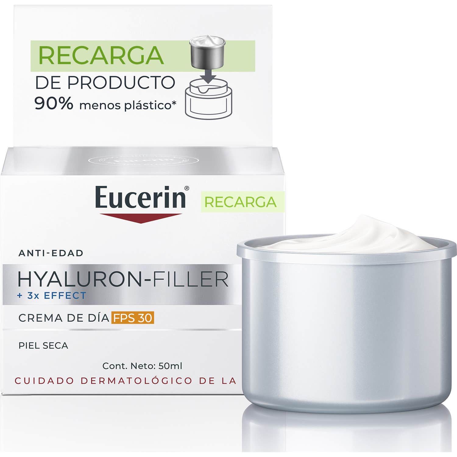 Eucerin Hyaluron Filler Crème De Jour SPF30 Recharge 50ml