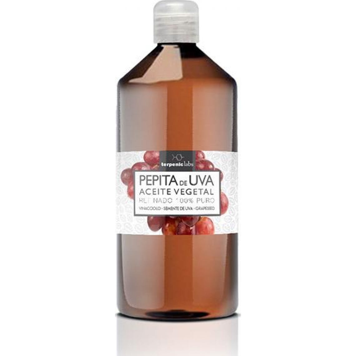 Huile végétale raffinée de pépins de raisin terpéniques 1L