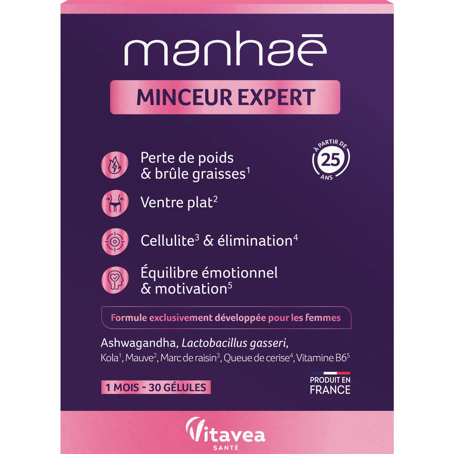 Manhaé Minceur Expert 30 Gélules