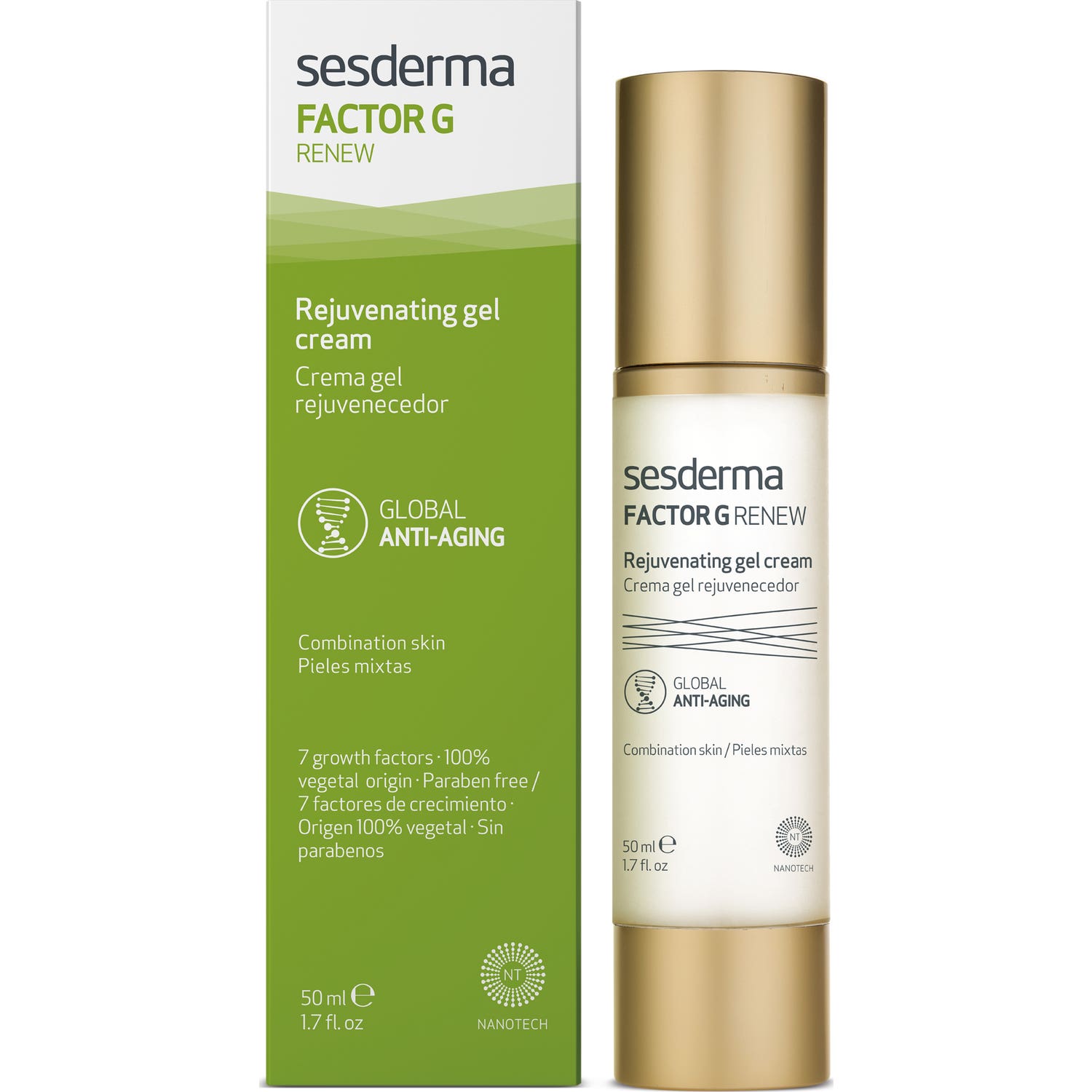 Sesderma Factor G Renew Gel Crème Gel Crème Visage Renouvelable - 50 ml