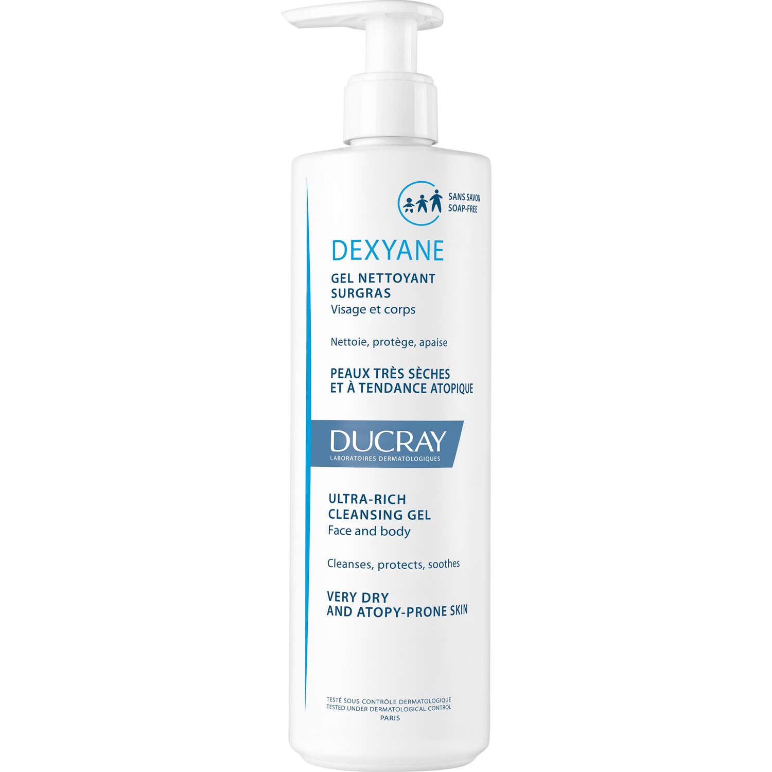 Ducray Dexyane Gel Nettoyant Surgras 400ml