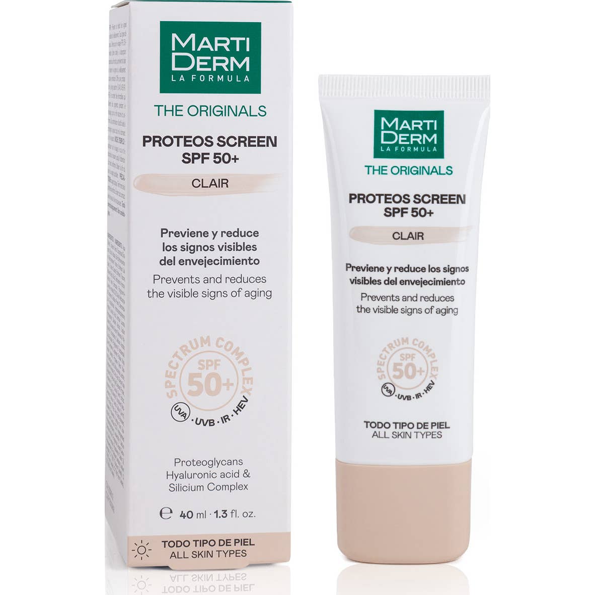 Martiderm® Proteos Screen SPF50+ Clair 40 ml