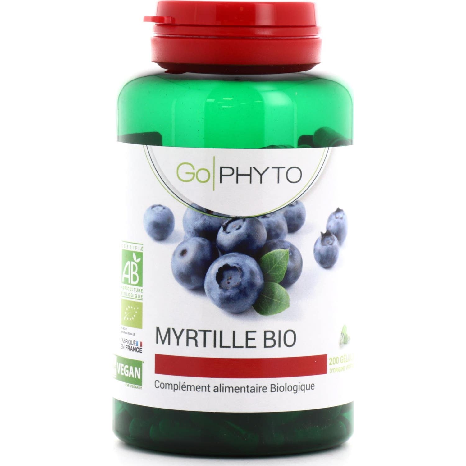 Go Phyto Myrtille Bio 200 Gélules