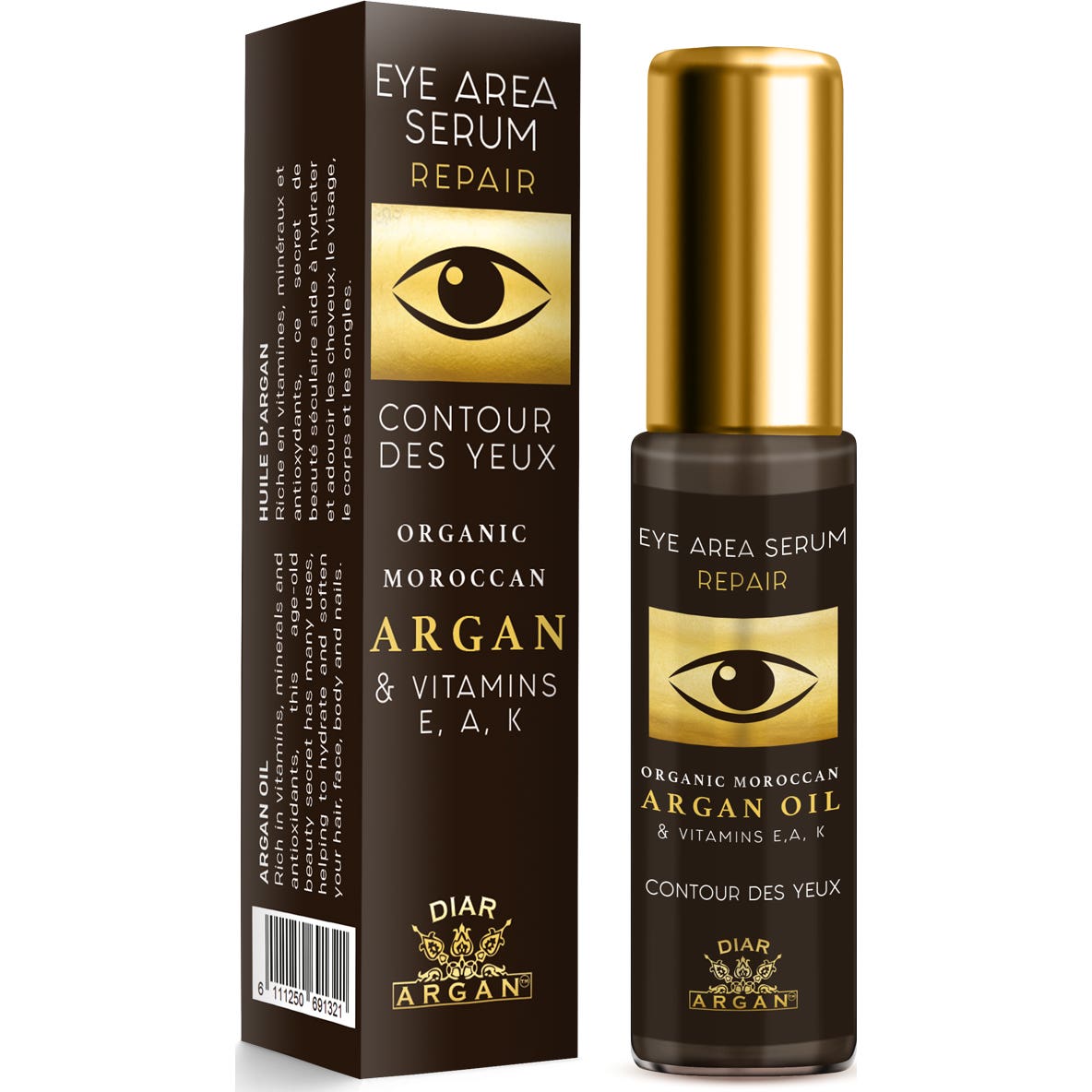 Diar Argan Sérum Réparateur Contour des Yeux 10ml
