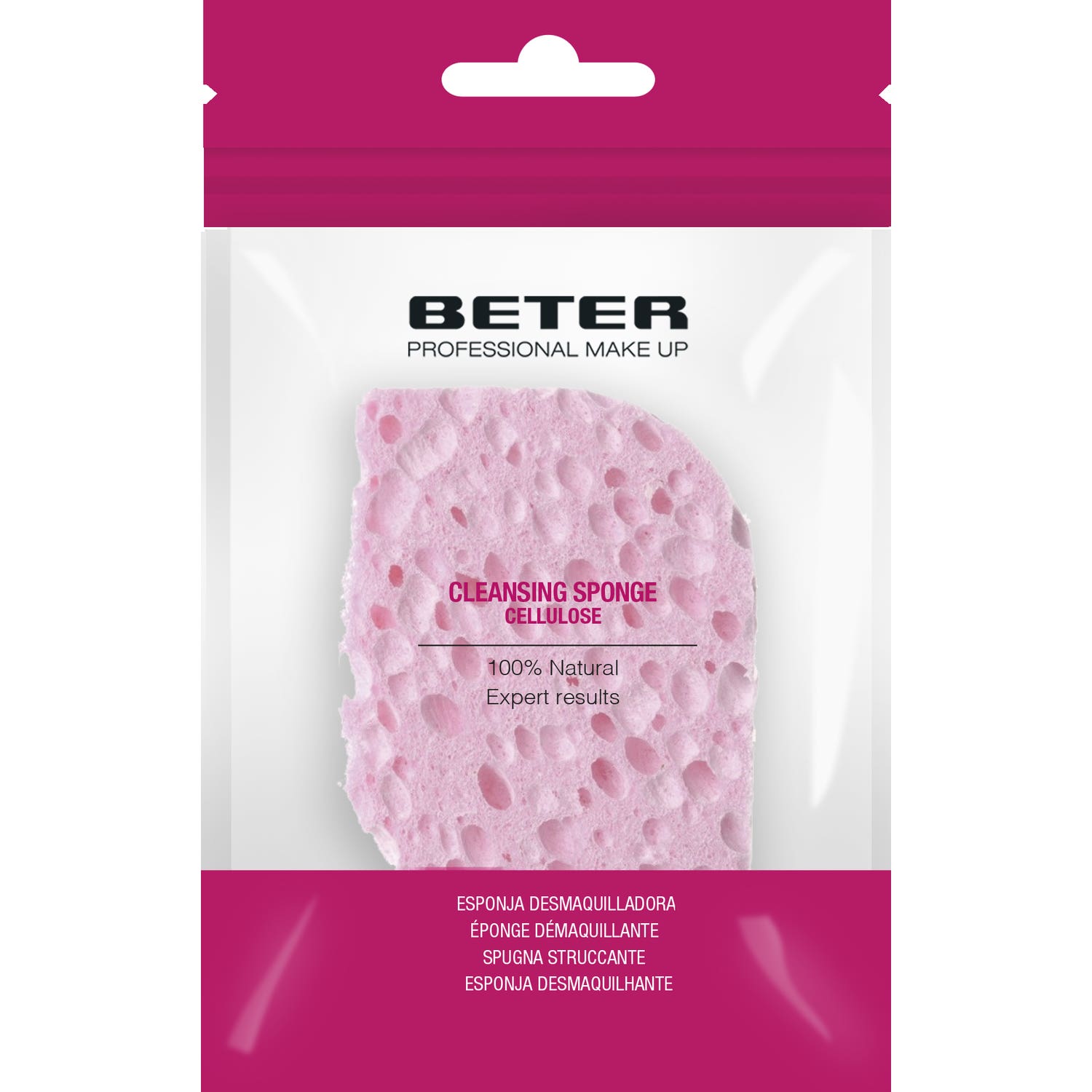 Beter Open Pore Cellulose Makeup Remover Sponge 1pc