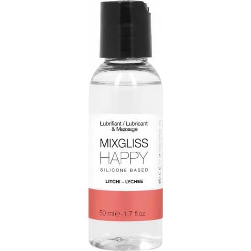 Mixgliss Happy Silicone Based Lubrifiant Litchi 50Ml