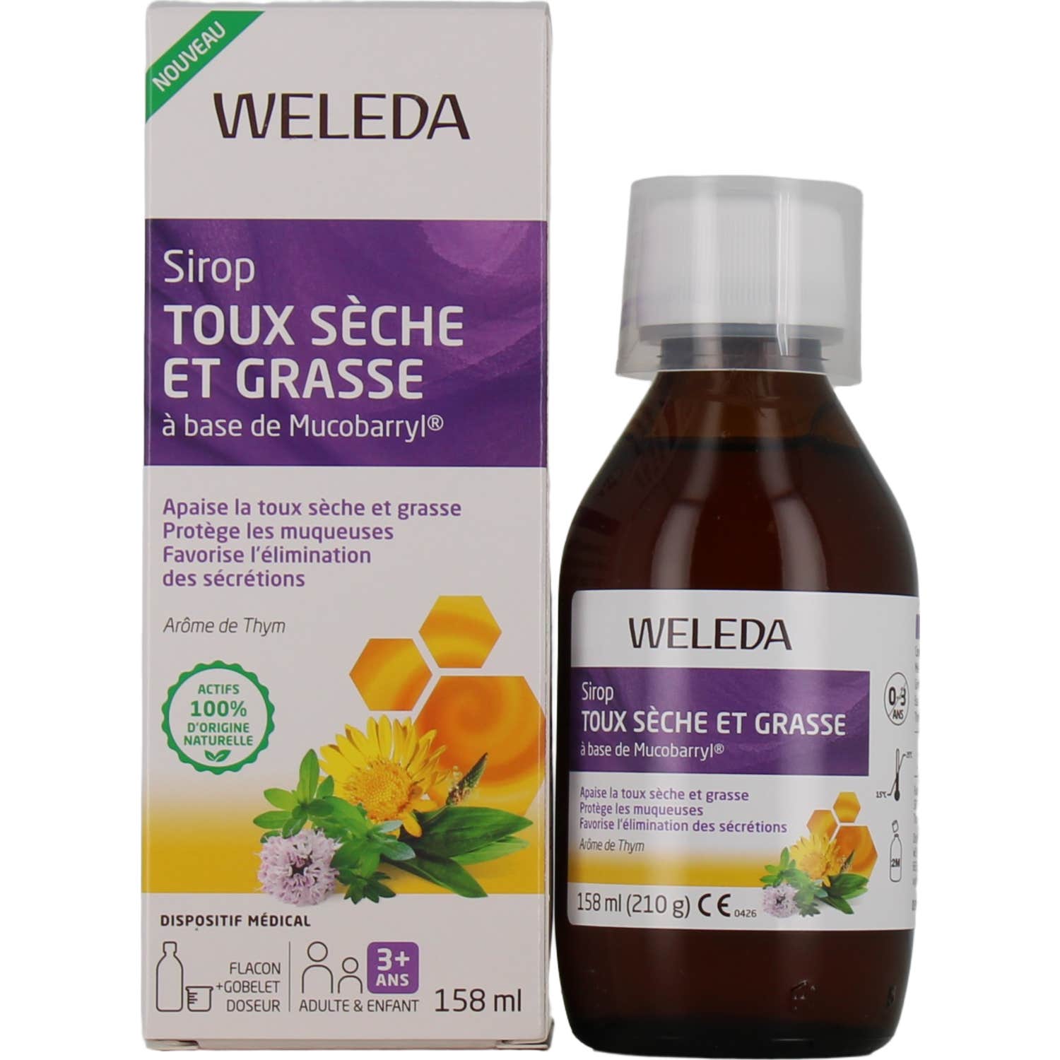 Weleda Sirop Toux Sèche et Grasse 158 ml