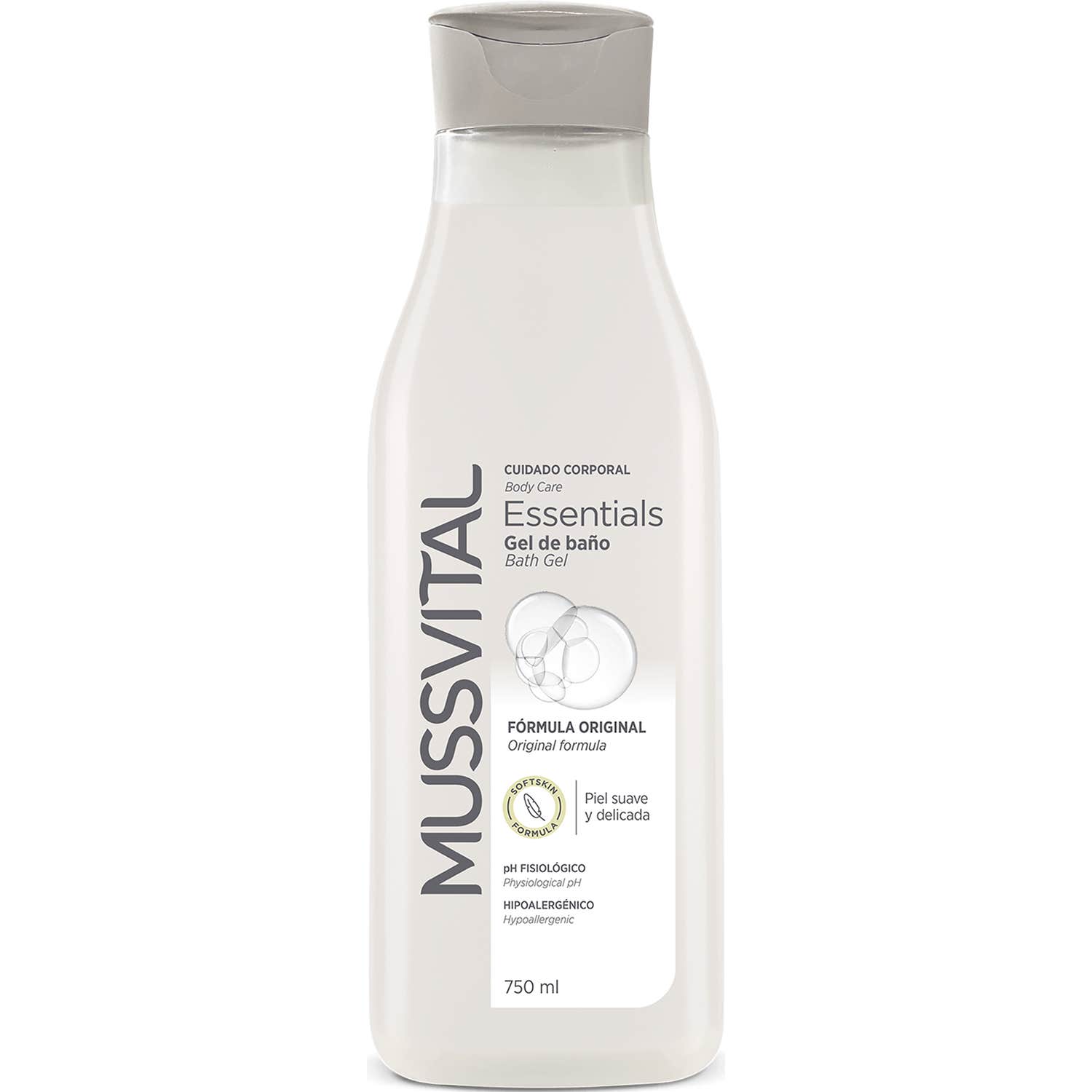 Gel de bain Mussvital au lait de coco 750ml