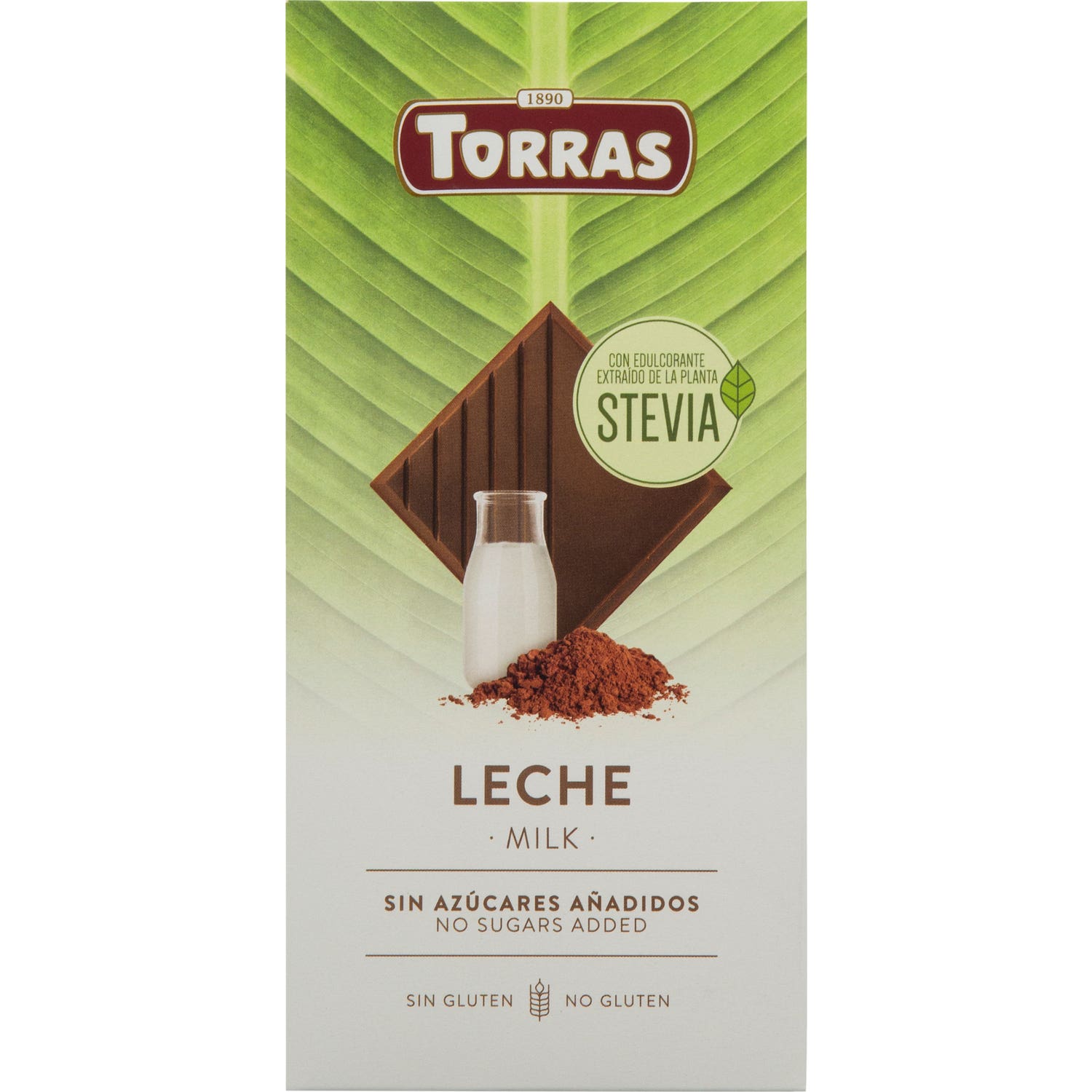 Torras Choco Milk C/Stevia S/Gluten 75g