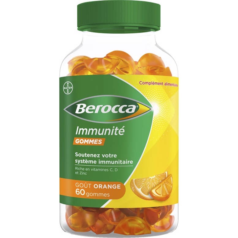 Berocca Immunité Orange 60 Gommes