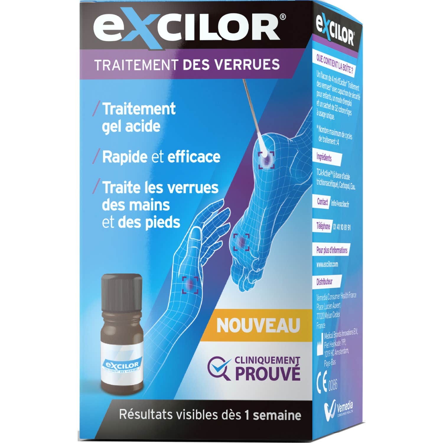 Excilor Verrues Acide 4ml