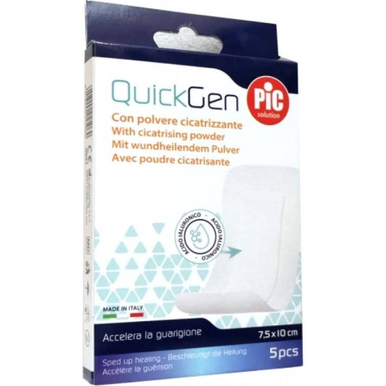 Pic Solution QuickGen Pansement Cicatrisant 10x7,5cm 5uts