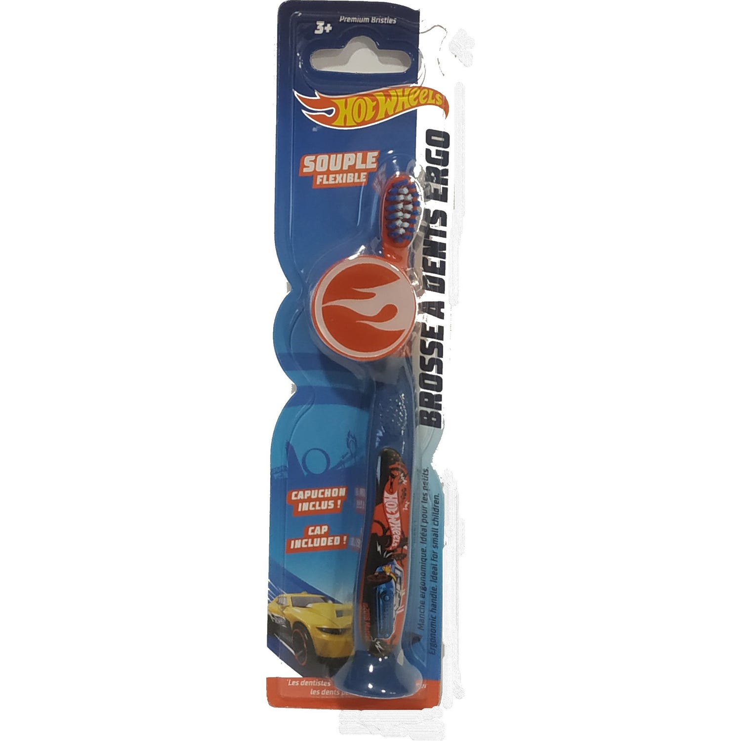 Brosse à dents ergonomique Tinokou Hot Wheels Enfants