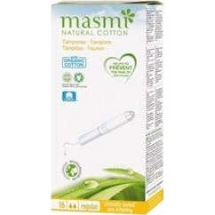 Masmi Tampons Avec Applicateur Biodégradable Régulier 16 Unités