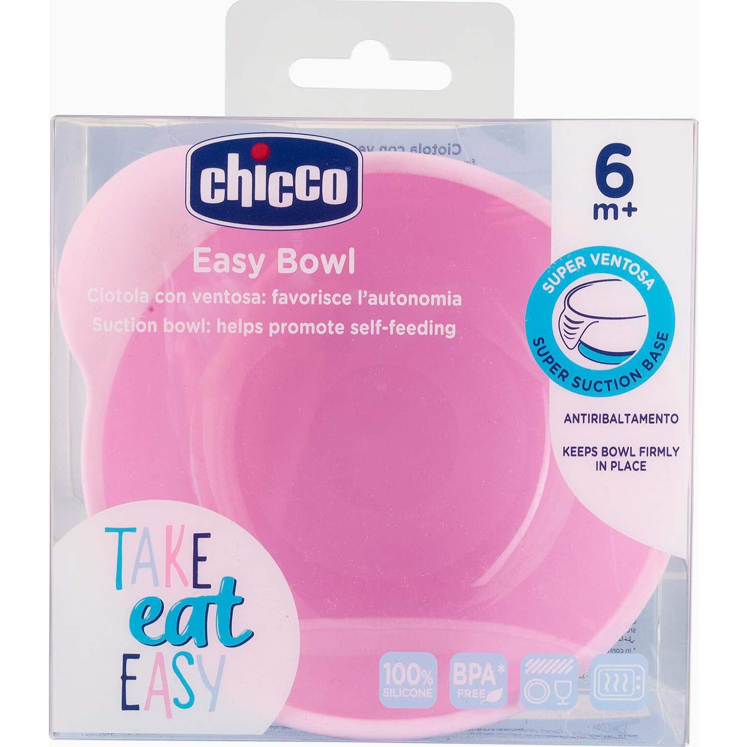 Chicco Easy Bowl +6m Rose 1ut