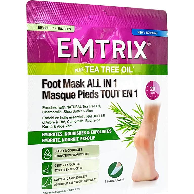 Emtrix Masque Pieds Tout En Un 1 Paire