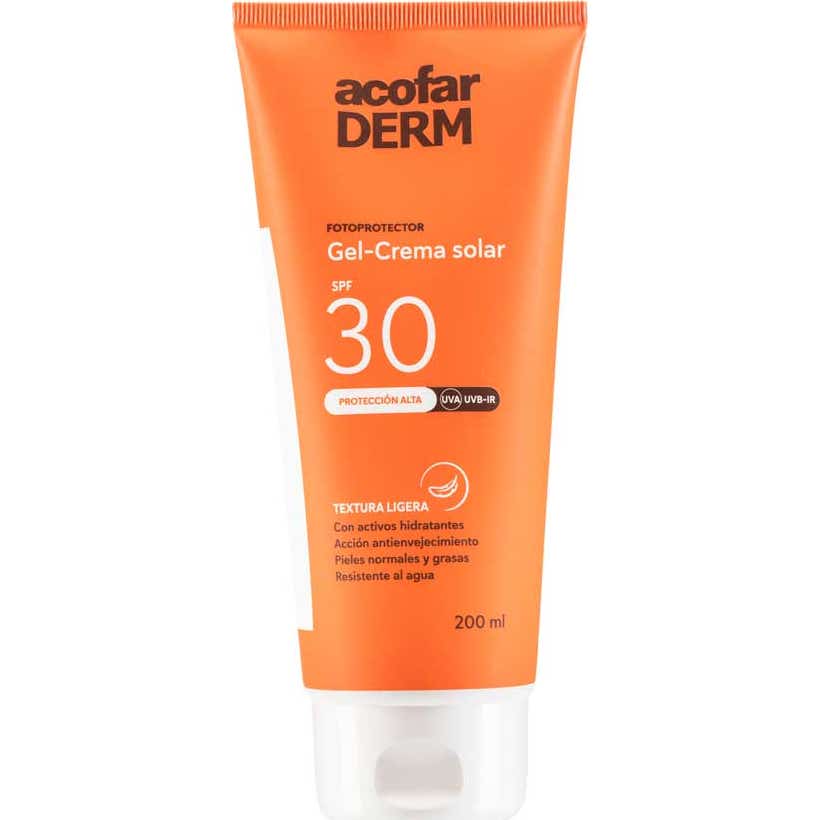 Acofarderm Gel Crema Solar Spf 30 200ml