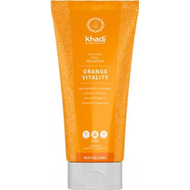 Shampooing vitalité à l'orange Khadi 200ml