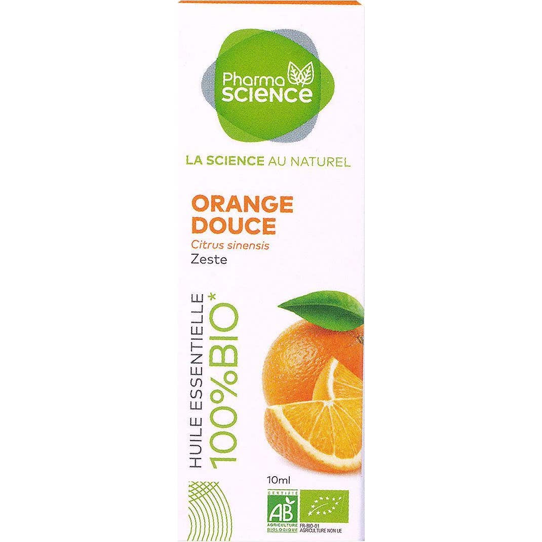Pharmascience Huile Essentielle Orange Douce Bio 10ml