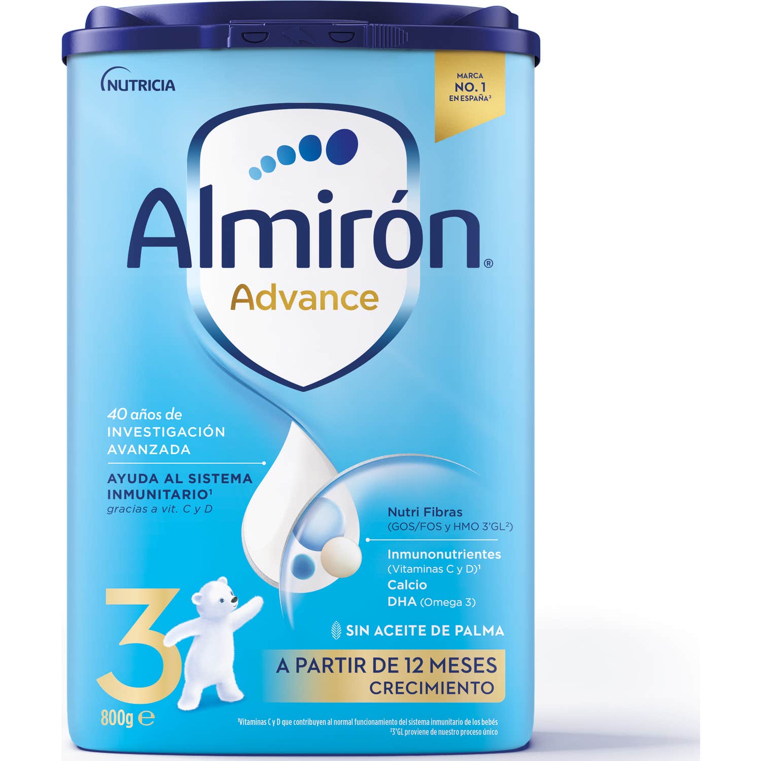 Almirón Advance 3 Lait de croissance 800gr