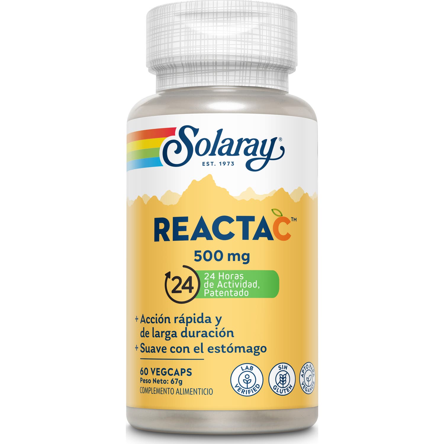 Solaray Reacta C 500mg 60caps