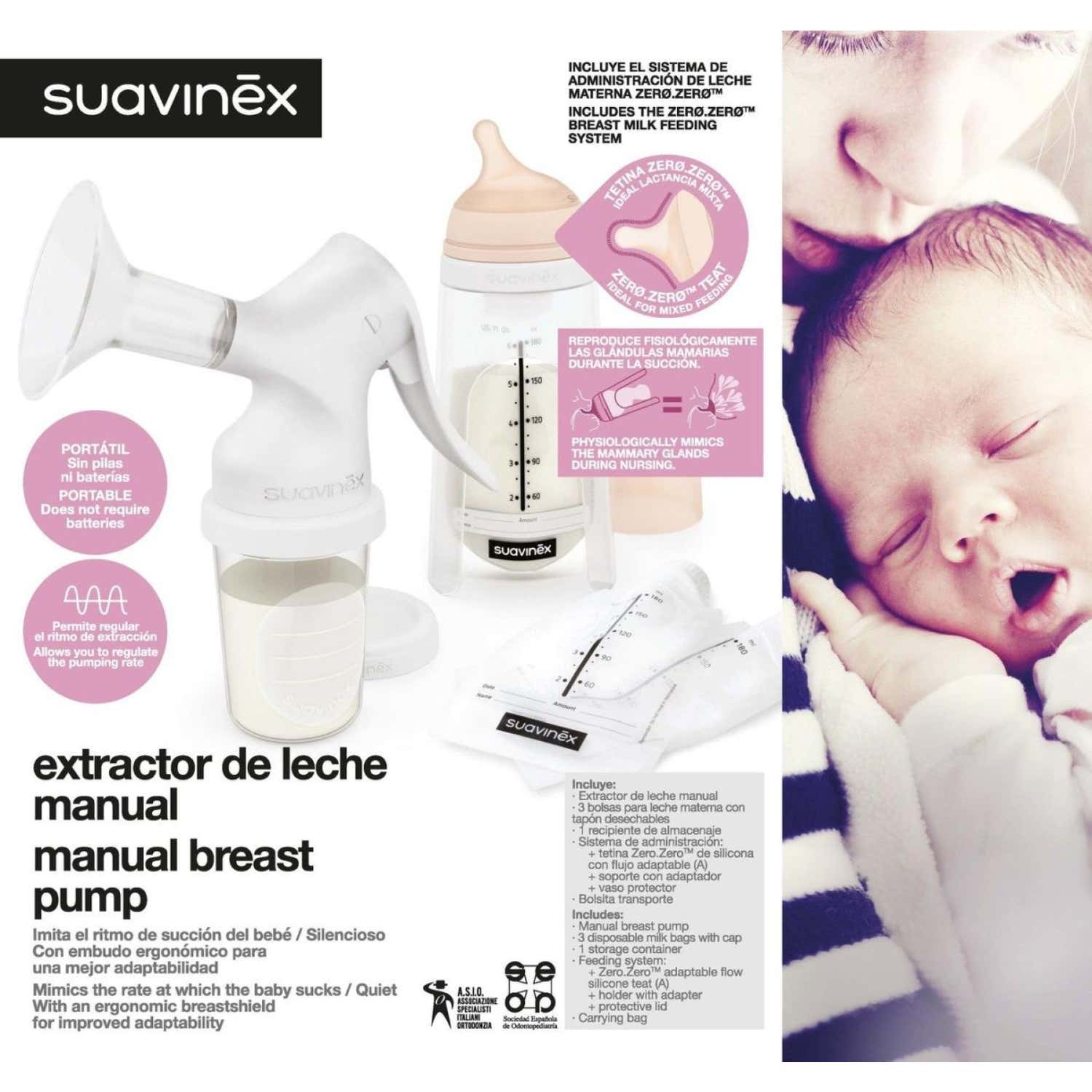 Suavinex™ Tire-lait manuel 1ud