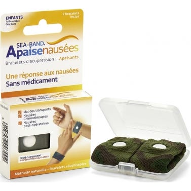 Sea-Band Bracelet Anti-Nausées Enfant 2 Unités