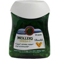 Moller's Omega3 Double Gelul 60 Taille 12