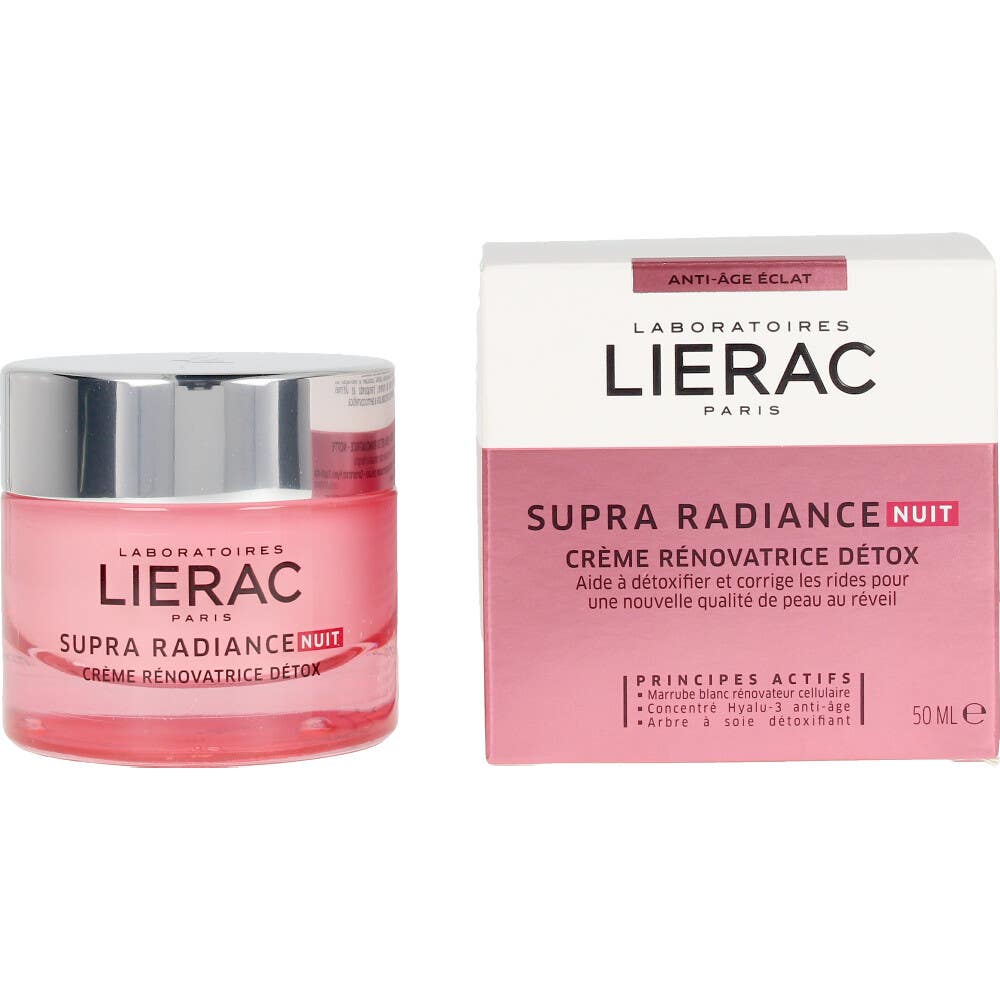 Lierac Supra Radiance Crème de Nuit Rénovatrice Détox 50ml