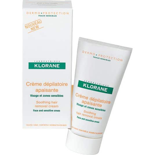 Klorane Crème dépilatoire apaisante Zones Sensibles 75ml