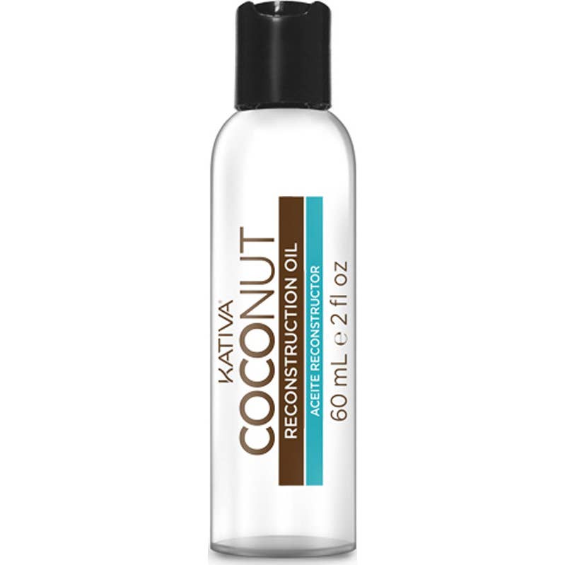 Kativa Huile capillaire de noix de coco Reconstruction de l'éclat 60ml