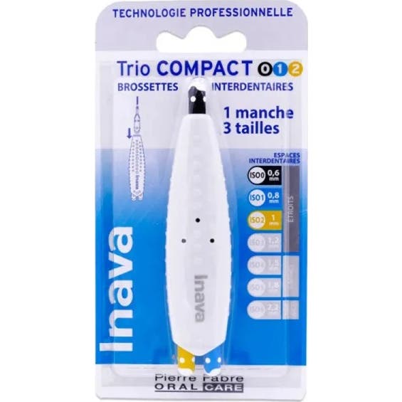 Inava Trio Compact Pack Brossette Interd Etroits Iso 0.1.2 + Man