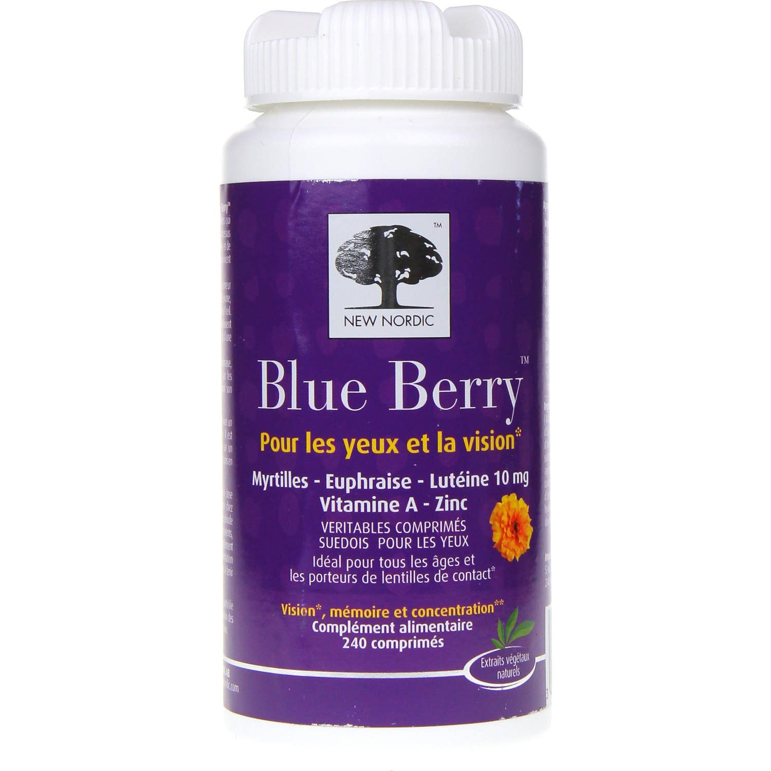 New Nordic Blue Berry 240 Comprimés