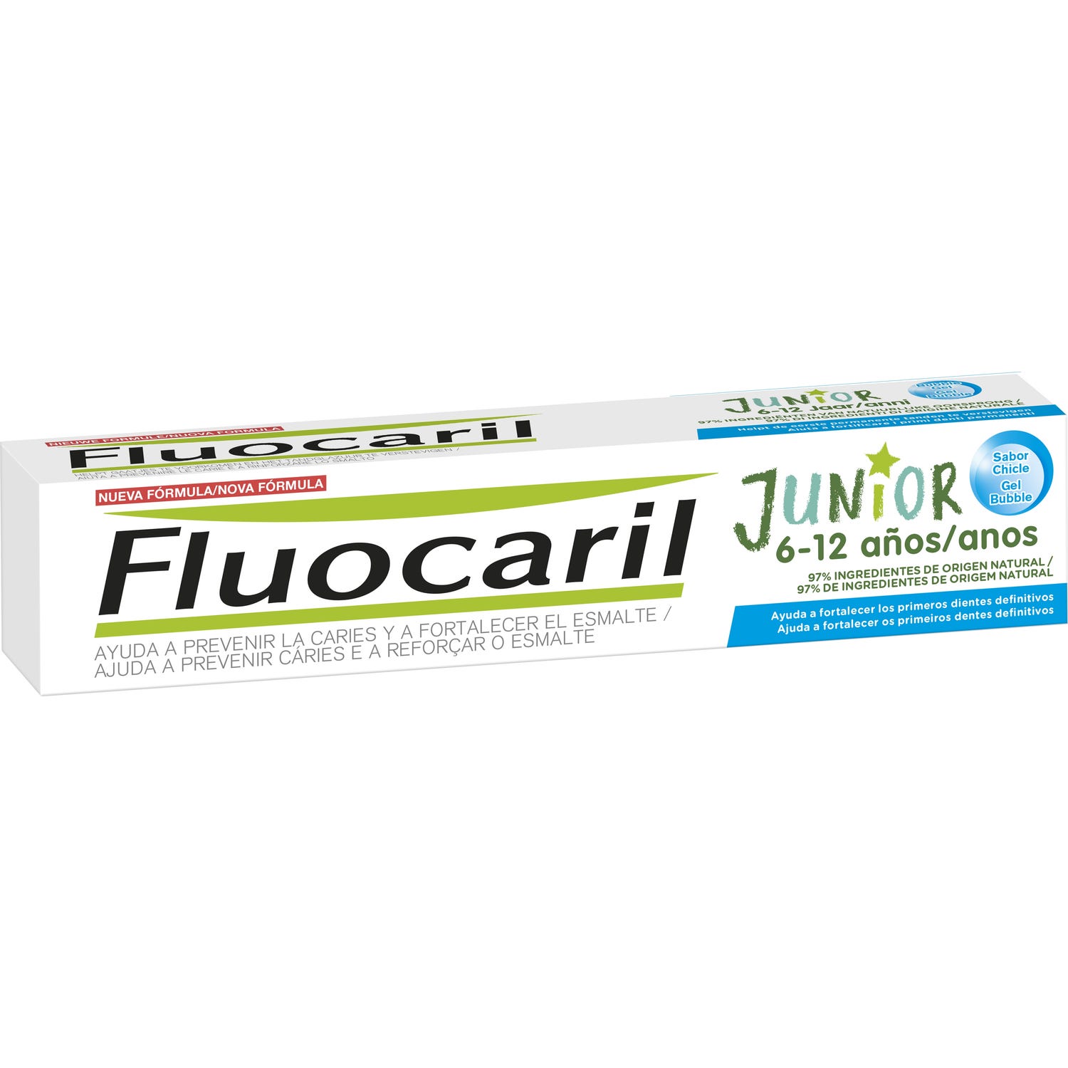 Fluocaril® Junior gel dentifrice aromatisé au chewing-gum 75ml